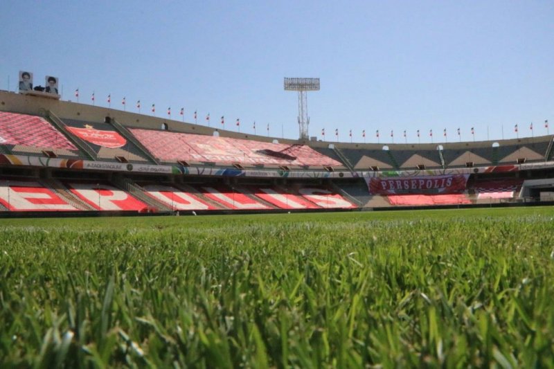 احیای چمن ورزشگاه آزادی!