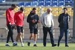 جلسه درویش و گل‌محمدی در تمرین پرسپولیس
