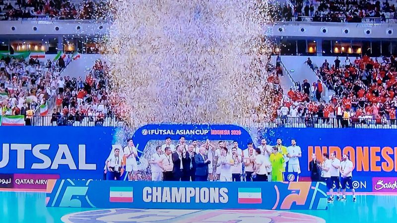 فوتسال ایران بر قله آسیا ایستاد