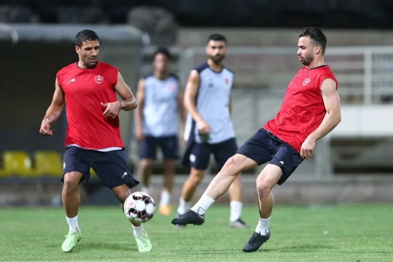 بیرانوند، تماشاگر تمرین گروهی پرسپولیس