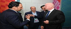 دیدار تاج با اینفانتینو و رییس فدراسیون فوتبال عربستان